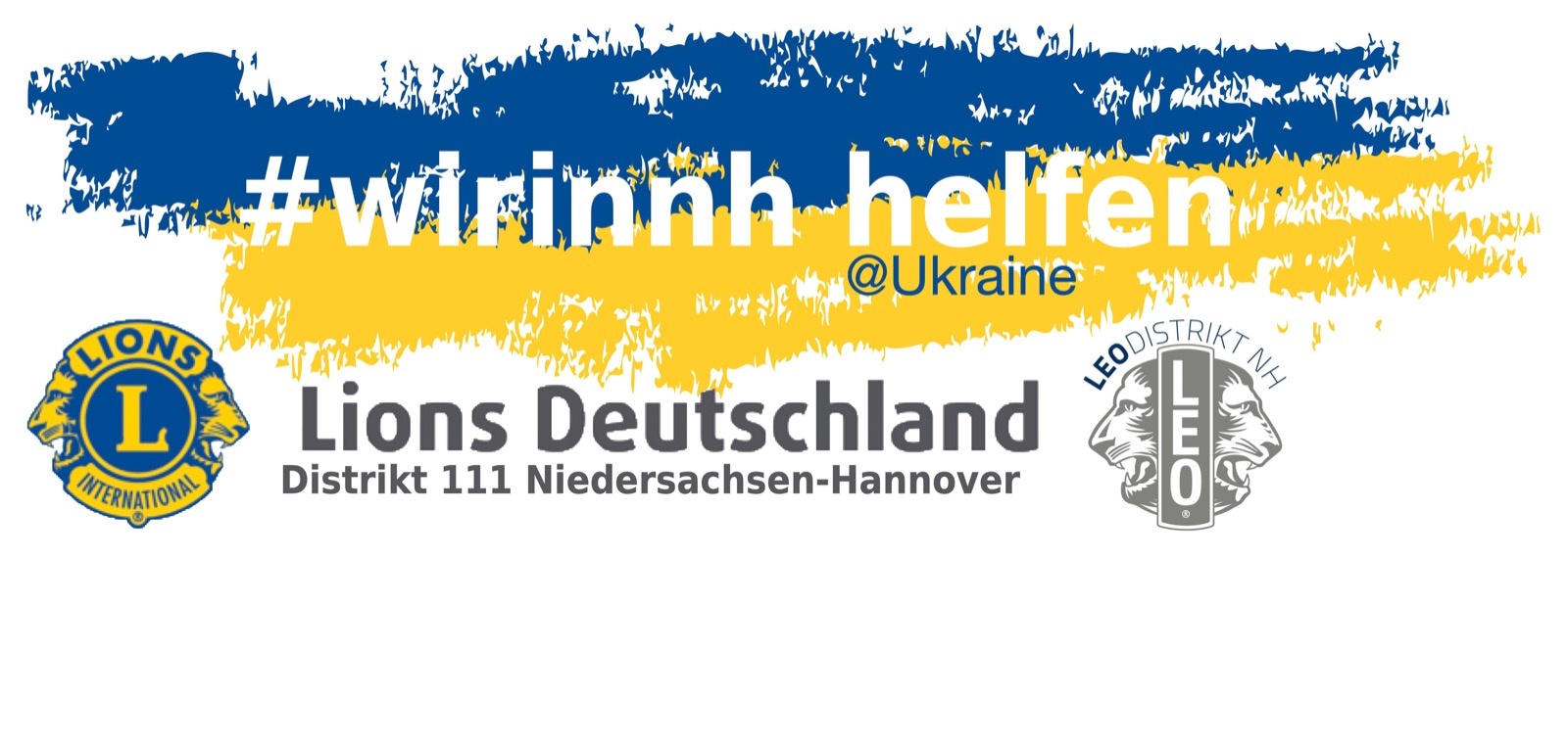 Lions Ukrainehilfe Banner