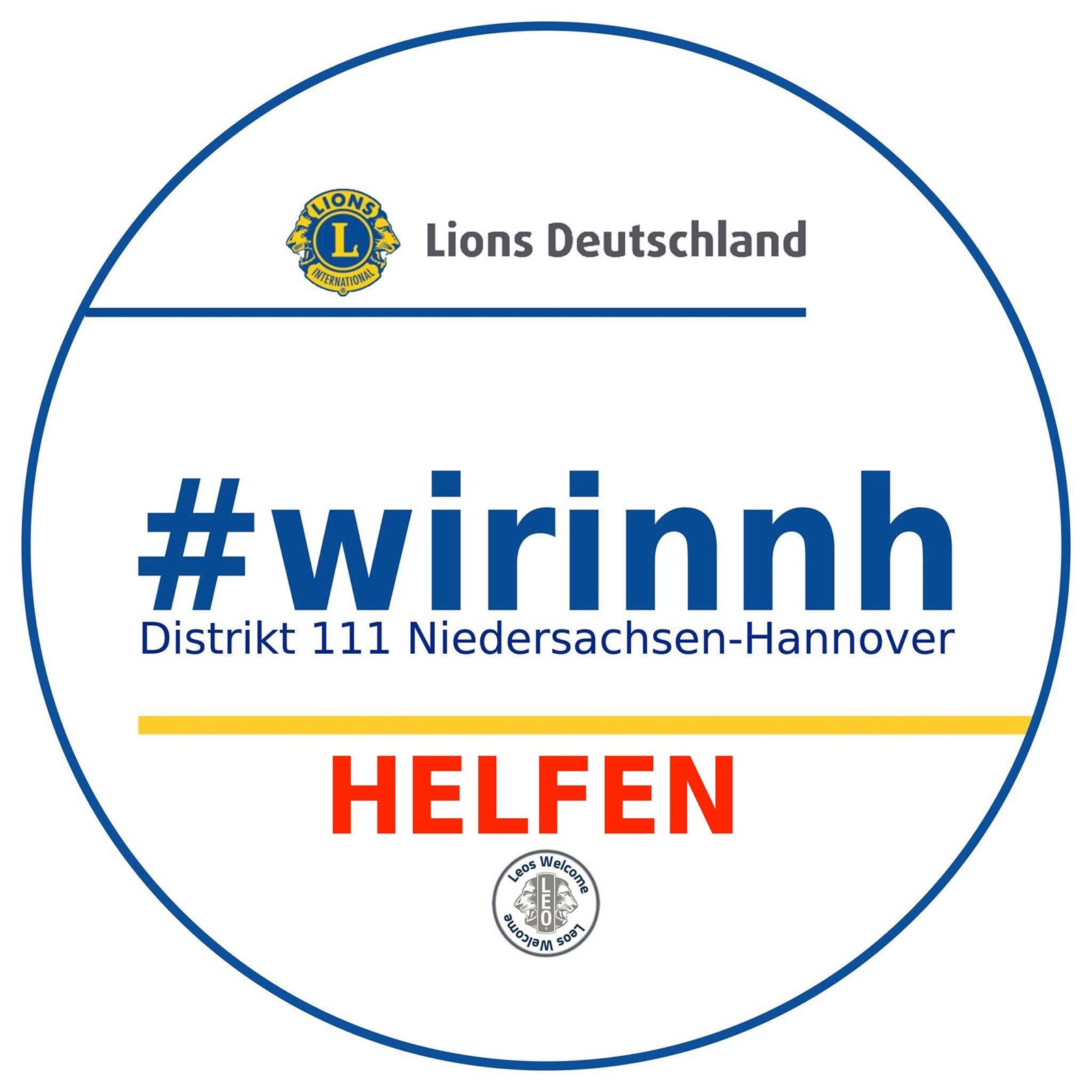 Logo wir in nh helfen