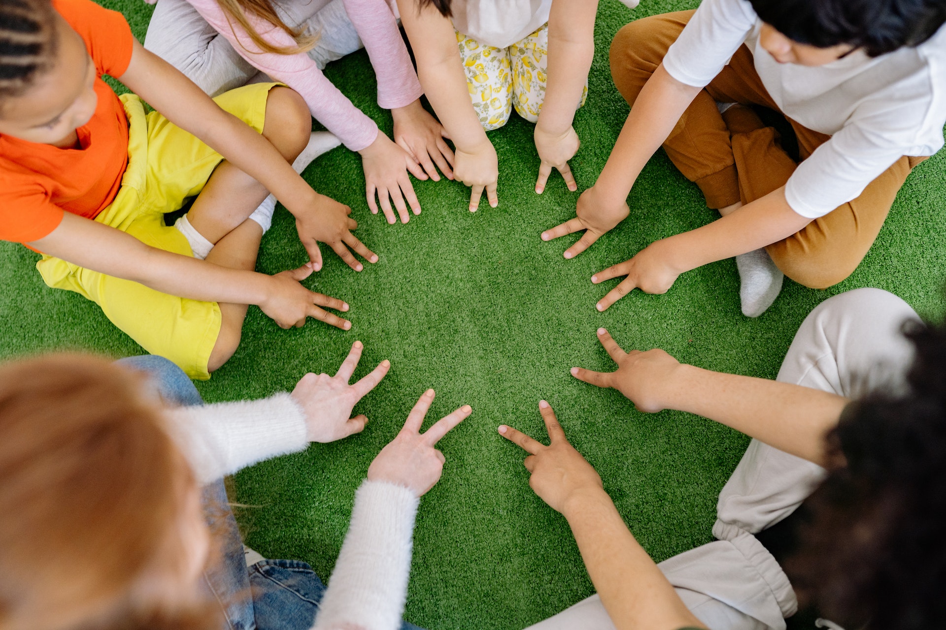 Kinder lernen zählen